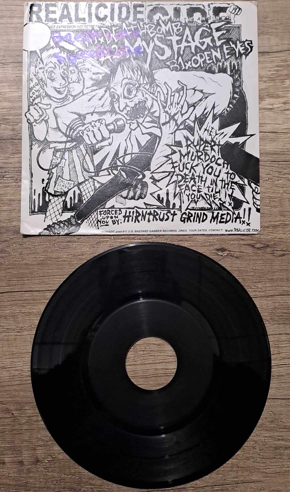 Hirntrust Grind Media 21 - vinyle breakcore
